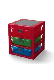 Rega� LEGO z szufladami Czerwony