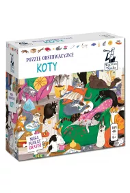 Kapitan Nauka. Puzzle obserwacyjne. Koty Edgard