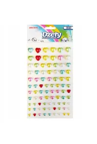 Brewis D�ety samoprzylepne serca per�owe 84 szt.