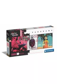 Puzzle 1000 el. Panorama Netflix Squid Game Clementoni