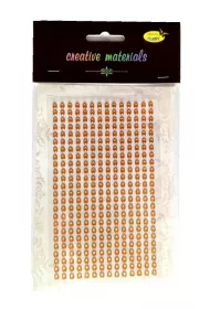 Galeria Hobby Stiker z kryszta�kami z�oty 4mm 336 szt.