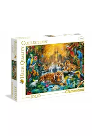 Puzzle 1000 el. Mistyczne tygrysy Clementoni