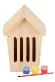 Hotel dla motyli drewniany DIY z farbami Esschert Design