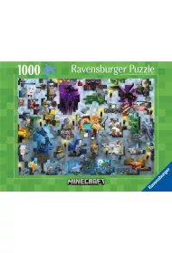 Puzzle 1000 el. Challenge. Minecraft Ravensburger