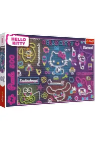 Puzzle 500 el. Neon Hello Kitty Trefl