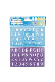 Szablon Cyferki i Literki plastikowy STARPAK 276076