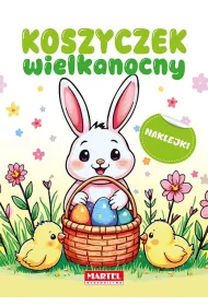 Koszyczek wielkanocny z naklejkami