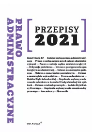 eBook Prawo administracyjne Przepisy 2021 pdf