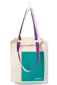 If Bookaroo Torba bawe�niana Turquoise&Purple