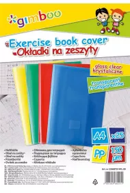 Gimboo Ok�adki zeszytowe A4 krystalczne 25 szt.
