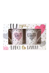 Kukartka Zestaw Kubk�w dla super Babci i Dziadka Q 878