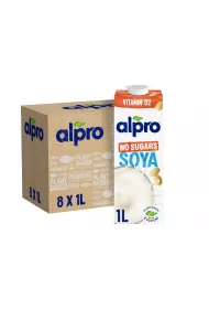 Alpro Napj Sojowy Bez Cukru Zgrzewka 8 x 1 l