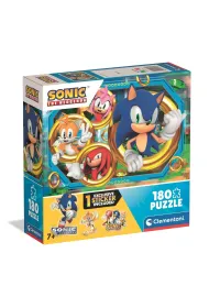 Puzzle 180 el. SuperColor. Sonic Clementoni