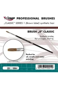 P�dzelek p�aski high quality classic rozm 0