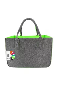 Torba filcowa zielona