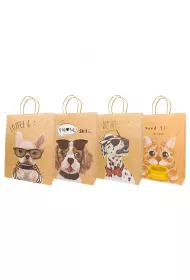incood. Torba prezentowa 32x42cm Kraft Psy, Kot