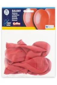 Godan Balon pastelowy 10 G90/45 czerwony 100 szt.