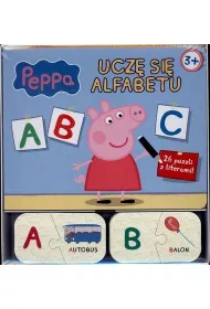 Ucz� si� alfabetu �winka Peppa z puzzlami