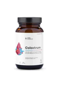 Aura Herbals Colostrum 500 mg, s�odka malina, proszek Suplement diety 66 g