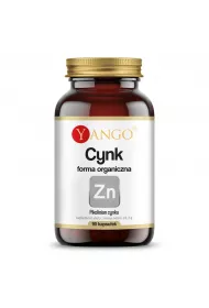 Yango Cynk organiczny Pikolinian Cynku - suplement diety 90 kaps.