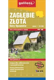 Zag��bie z�ota G�ry Opawskie mapa 1:35000/Galileos/