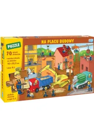 Puzzle 70 el. Na placu budowy Jako