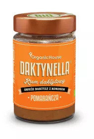 Organic House Krem kokosowo-daktylowy pomaracza bezglutenowy 190 g Bio