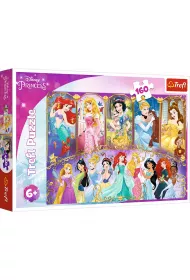 Puzzle 160 el. Portrety Ksiniczek Trefl