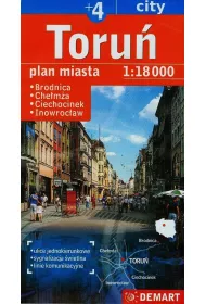 Toru� plus 4 1:18 000 plan miasta demart