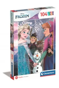 Puzzle 104 el. Super Kolor Disney Frozen Clementoni