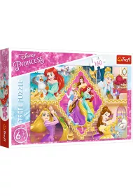 Puzzle 160 el. Przygody ksi�niczek Trefl
