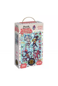 Puzzle obserwacyjne 204 el. Cia�o cz�owieka Bright Junior Media