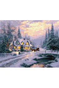 Ideyka Malowanie po numerach - Noworoczny spok�j 40x50cm