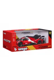 Bburago Model 1:18 Ferrari Racing 499P Modificata czerwony