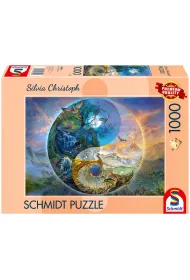 Puzzle PQ 1000 el. Wsz�dzie g�ry Schmidt