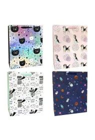 incood. Torba prezentowa 26x32 pies, kot koala mix