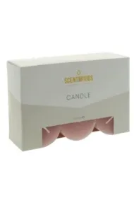 ScentMoods Rustykalna �wieca w kolorze Flamingo 5x5cm 6 szt.