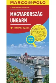 Magyarorszag. Ungar Marco Polo Highlights 1:300 000 Zoom System