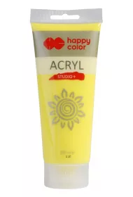 Happy Color Farba akrylowa Studio cytrynowy 200ml