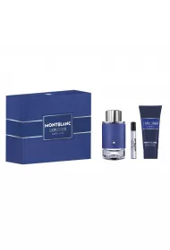 Mont Blanc Zestaw woda perfumowana Explorer Ultra Blue + Woda perfumowana MINI + el pod prysznic 2 x 100 ml + 7.5 ml