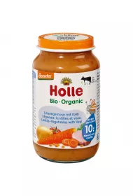 Holle Obiadek Soczewica-warzywa z cielcin po 10. miesicu 220 g Bio
