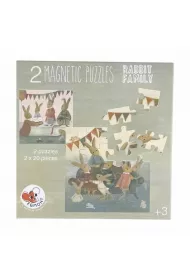 Puzzle magnetyczne Rodzina Kr�lik�w Egmont Toys