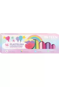 Interdruk Plastelina kwadratowa Pastel 16 kolor�w