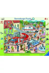 Puzzle ramkowe 24 el. Na ratunek zwierzakom Ravensburger