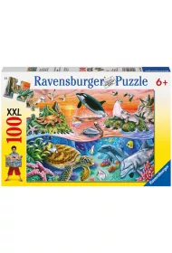 Puzzle XXL 100 el. Wzburzony ocean Ravensburger