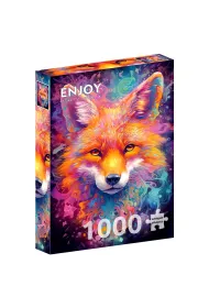 Puzzle 1000 Jaskrawy lis Enjoy