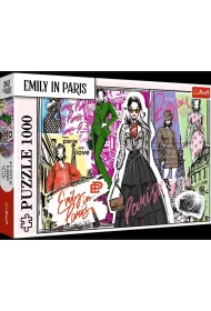 Puzzle 1000 el. Emily w Pary�u:Modowe Inspiracje Trefl