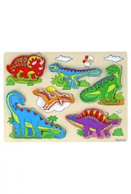 Puzzle drewniane 3D 11el LeanToys