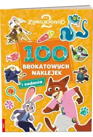 DISNEY ZWIERZOGR�D 2. 100 BROKATOWYCH NAKLEJEK