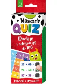 Ksi��ka Magiczny quiz. Dodaj� i odejmuj� do 100